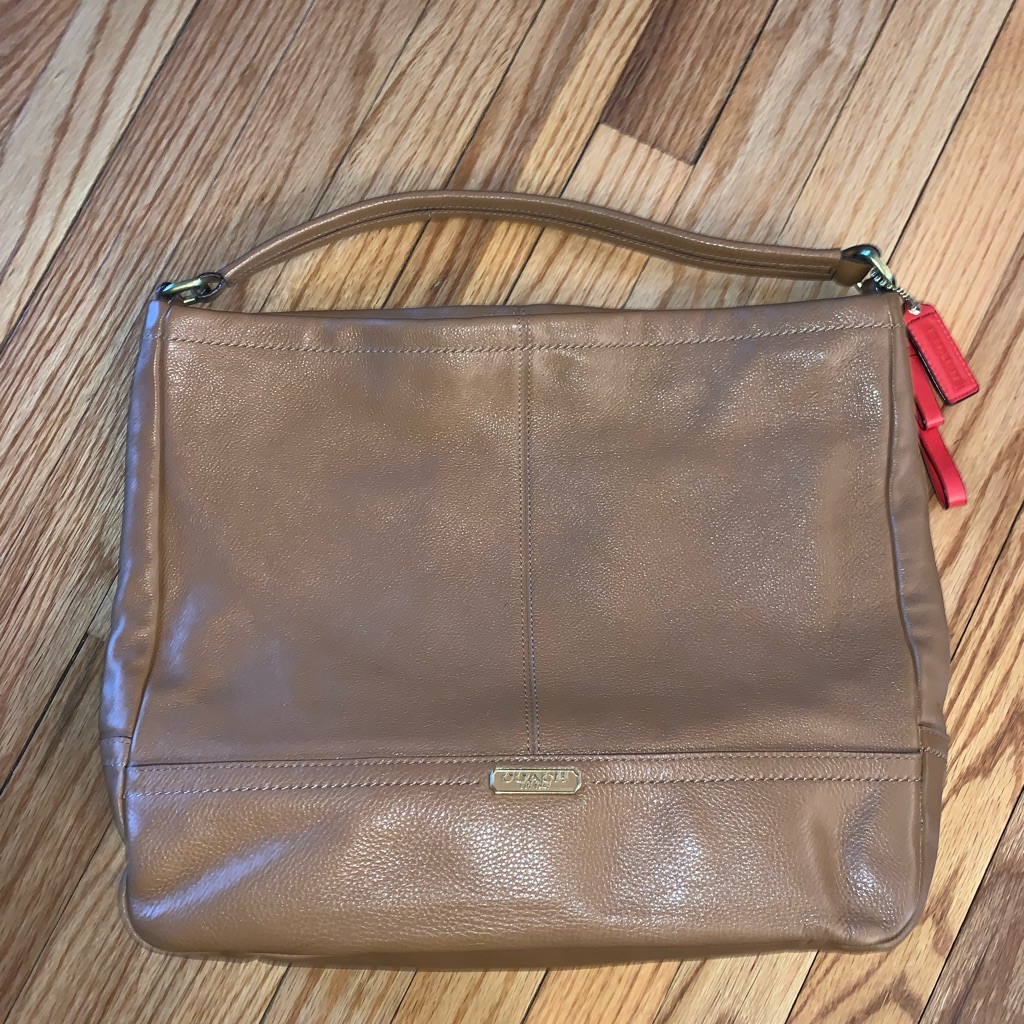 Coach Large Park Leather Hobo Tote